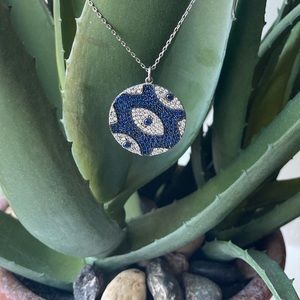 Evil Eye Necklace, unique Boho chic